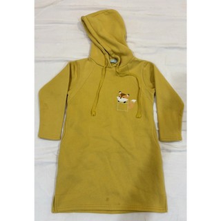 二手良品，童裝，OB Style kid連帽T恤，可愛動物，簡約造型，棉質帽T，二手價50元