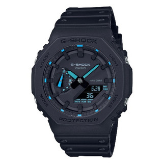 經緯度鐘錶 G-SHOCK 八角形外觀 指針/數位雙顯 個性化 保證正品 公司貨附保固卡GA-2100-1A2