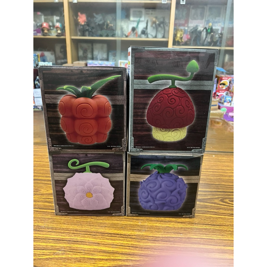 日版金證現貨！海賊王 景品 惡魔果實 系列 夜燈 花花果實 人人果實 暗暗果實 四分五裂果實 四款合售 優惠價