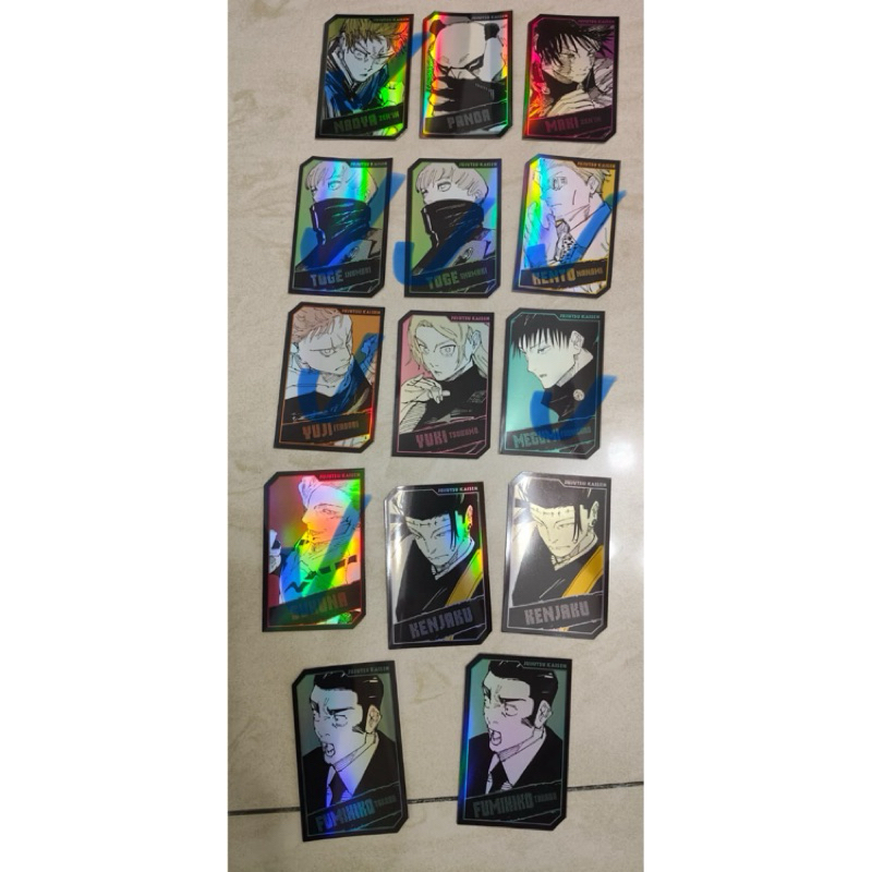 咒術迴戰 小卡 虎杖 伏黑 宿儺 七海 脹相 乙骨 狗卷 原畫