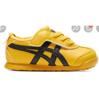 二手/童鞋 學步鞋 日本 asics Onitsuka Tiger MEXICO66 13cm 鬼塚虎 黃色黑線