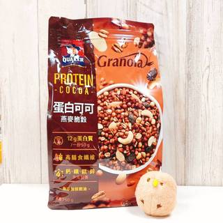 COSTCO 好市多 桂格 蛋白可可燕麥脆穀 750克 蛋白可可脆 鈣鐵鎂鋅 膳食纖維 燕麥 杏仁 腰果 藜麥 蕎麥