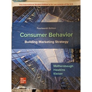 [北大出貨] Consumer Behavior: Building Marketing Strategy 14/e