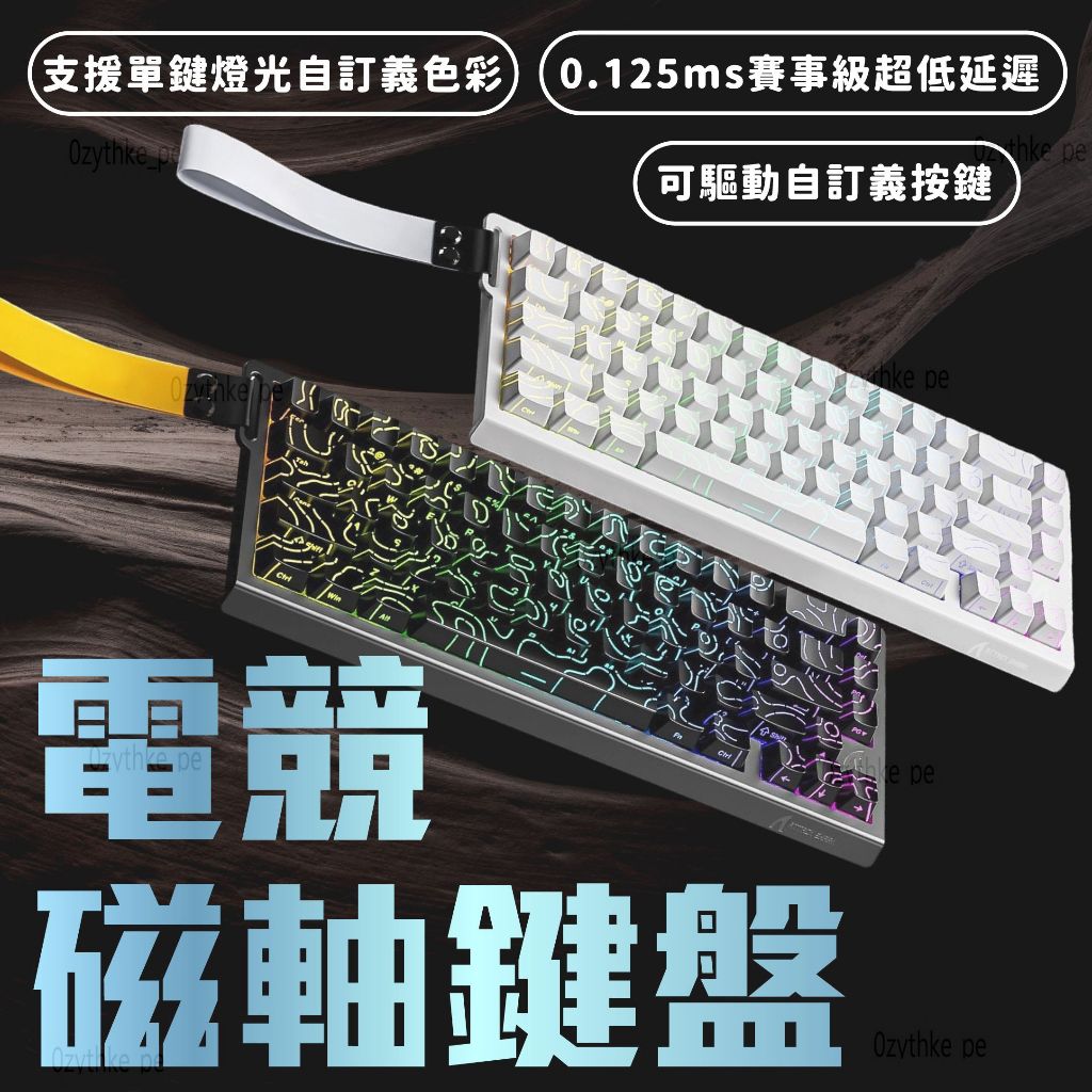 電競磁軸鍵盤 電競機械鍵盤  有線機械鍵盤  PBT鍵帽 RGB遊戲鍵盤 鍵盤 青軸鍵盤 茶軸鍵盤 紅軸鍵盤