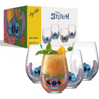 預購👍空運👍美國迪士尼 Stitch JoyJolt Disney 玻璃杯 杯子 水杯 禮盒 史迪奇 咖啡杯 奶昔杯