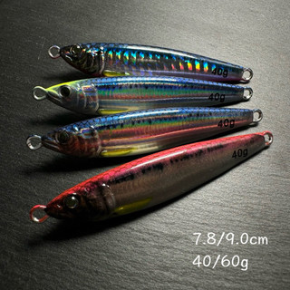 【ZOOM】擬真魚型鐵板 40/60g 岸拋鐵板 微鐵 遠投設計 竹梭 爛槽 飛扁 瓜瓜 紅甘 煙仔 鬼頭刀