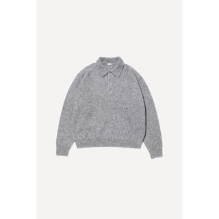 25AW A.PRESSE CASHMERE MIDDLE GAUGE POLO COLLAR SWEATER 全新正品