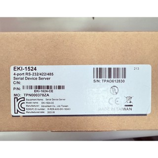 ADVANTECH EKI-1524 RS232擴充模組(全新，無保固，無發票）