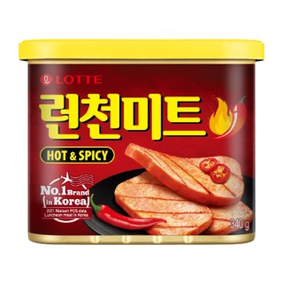 LOTTE樂天 午餐肉(辣味) 340g【Donki日本唐吉訶德】