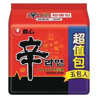 NONGSHIM農心 辛拉麵 5食入【Donki日本唐吉訶德】