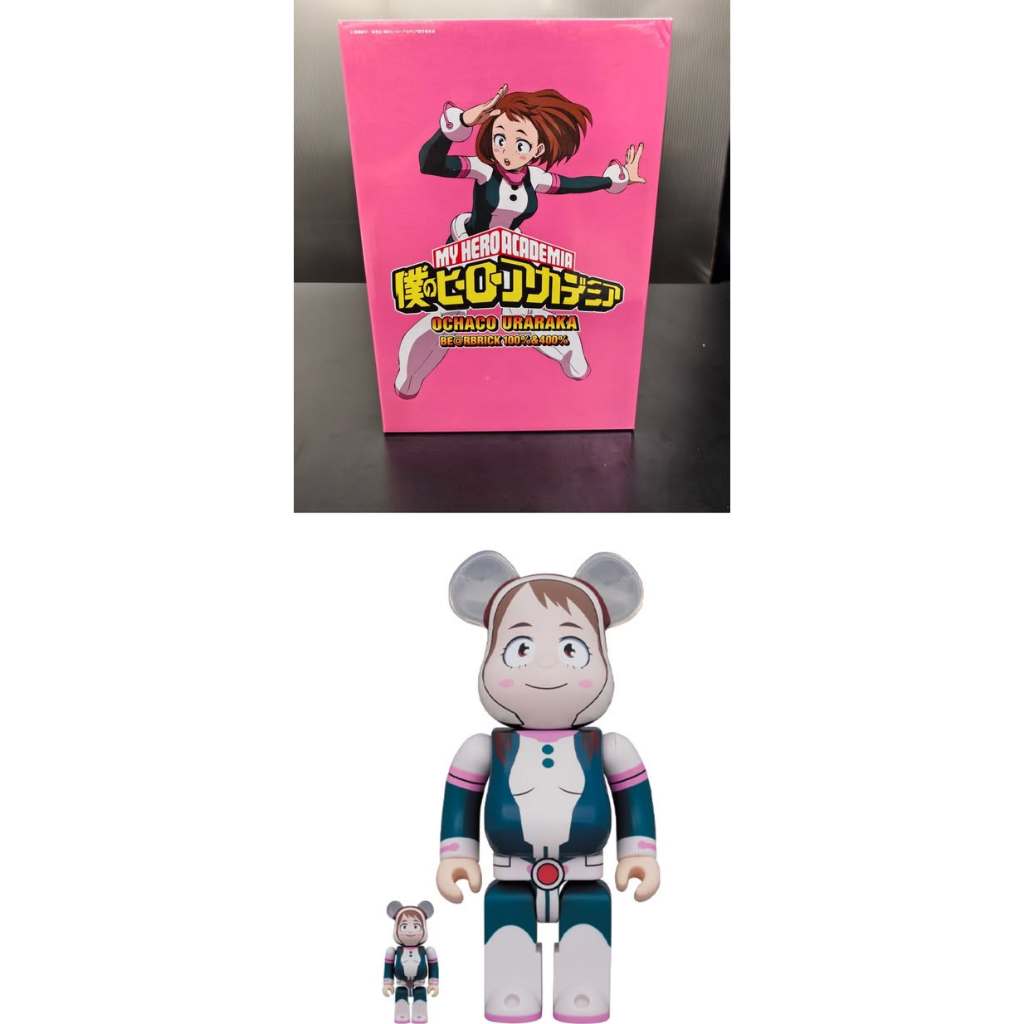 BE@RBRICK 麗日お茶子 100％ & 400％ 我的英雄學院 麗日御茶子 400%+100%