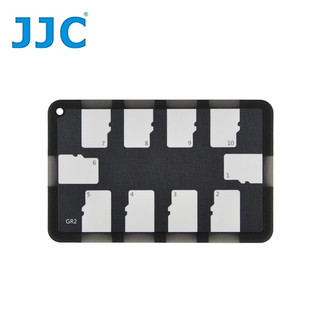 找東西 JJC名片型存10張Micro SD記憶卡儲存盒MicroSD記憶卡卡盒TF記憶卡收納盒記憶卡放置盒記憶卡保護盒