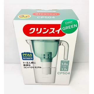 ［現貨］日本製 Cleansui CP504-GN 淨水器 濾水壺 含1個濾芯 全容量1.7L
