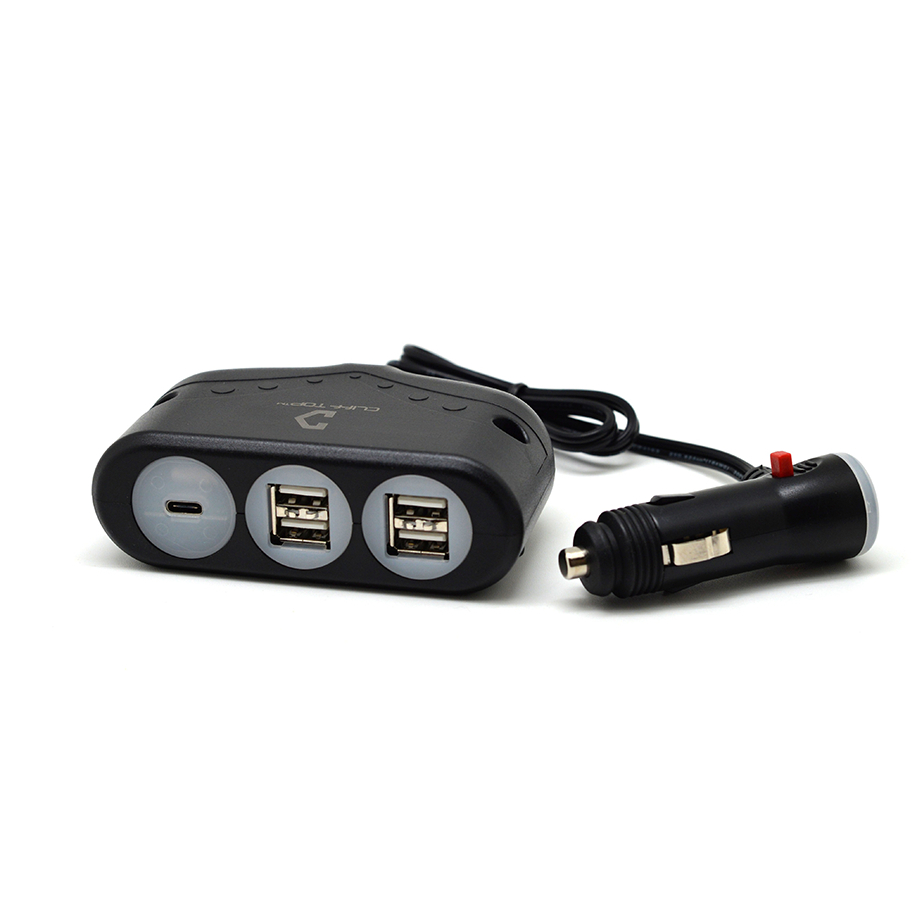 【隔日配 台灣製】Cliff Top 車充 車充充電器 車充擴充器 51W Type C + USB-A 車充快充