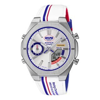 【CASIO 卡西歐】DIFICE x NISMO 傳承系列賽車致敬 藍芽雙顯錶款 ECB-S10NIS-7A 43mm