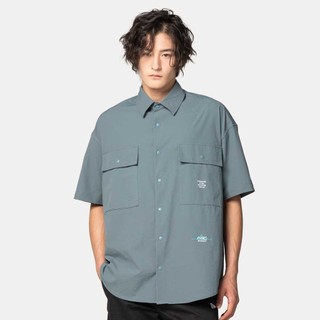 NEW ERA 短袖襯衫 SPRING WAVE FEST NE 板岩灰 NE14500167