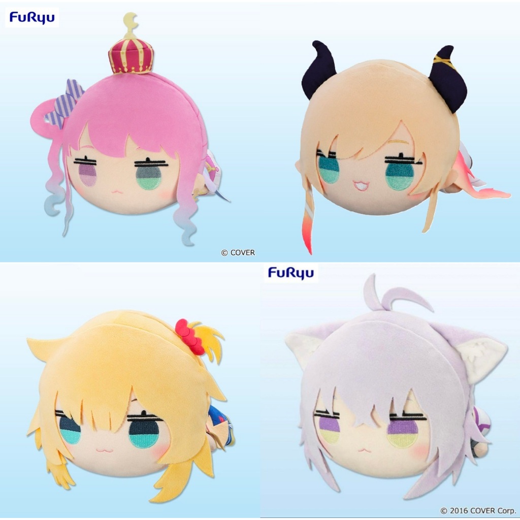 🌀日版客🌀 Hololive 赤井心 貓又小粥 姬森璐娜 癒月巧可 FuRyu 娃娃 趴姿 景品 周邊