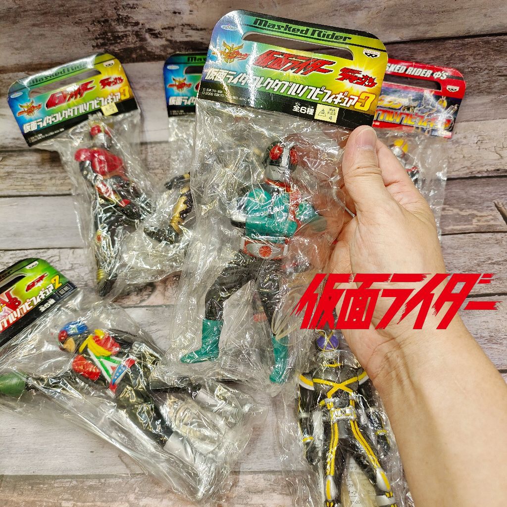 ⭐喔啦玩具店⭐日版 假面騎士 軟膠 2003年 老玩具  騎士人 假面騎士555 景品 玩具公仔
