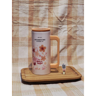 🌸 Starbucks 星巴克 彩櫻不鏽鋼把手杯 (12oz 355ml) (2018 櫻花祭限定) 🌸