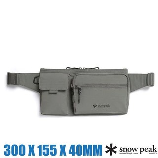 【日本 Snow Peak】隨身 腰包 Dual Tech 胸包 證件護照包 零錢包 手機包 SKS25ZUFBG32