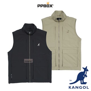 KANGOL 袋鼠 工裝經典 背心【65551480】時尚 保暖穿搭 情侶裝 衣服 上衣 日韓穿搭 外套