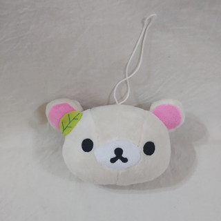 Rilakkuma 懶懶熊 小懶熊 懶妹 熊頭 娃娃 玩偶 布偶 掛飾 吊飾
