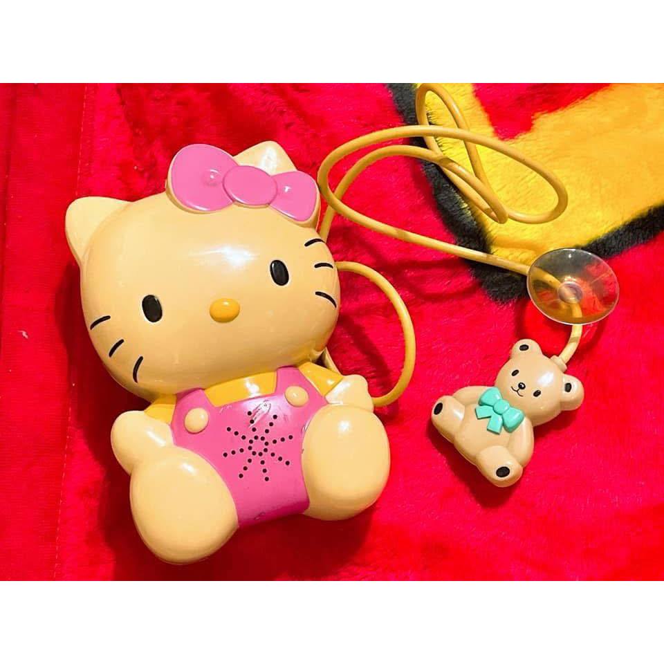 早期收藏出清 二手商品 日本進口 HELLO KITTY 浴缸水位警報器。洗澡玩具