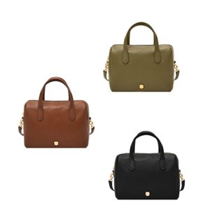 【FOSSIL】Carlie 真皮波士頓包 多款任選