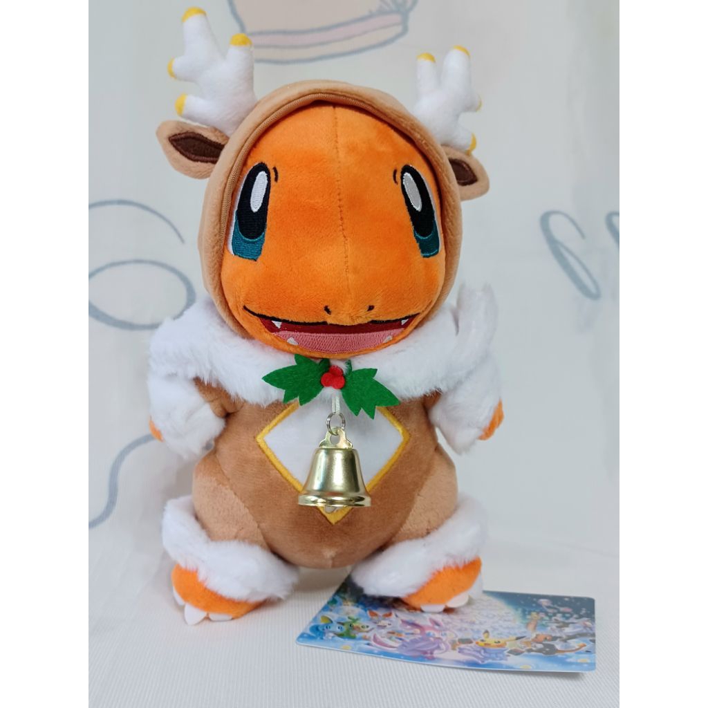 現貨 絕版 超稀有 日本寶可夢中心 聖誕小火龍娃娃 耶誕小火龍娃娃 聖誕節小火龍 聖誕節寶可夢 寶可夢 小火龍 全新正版