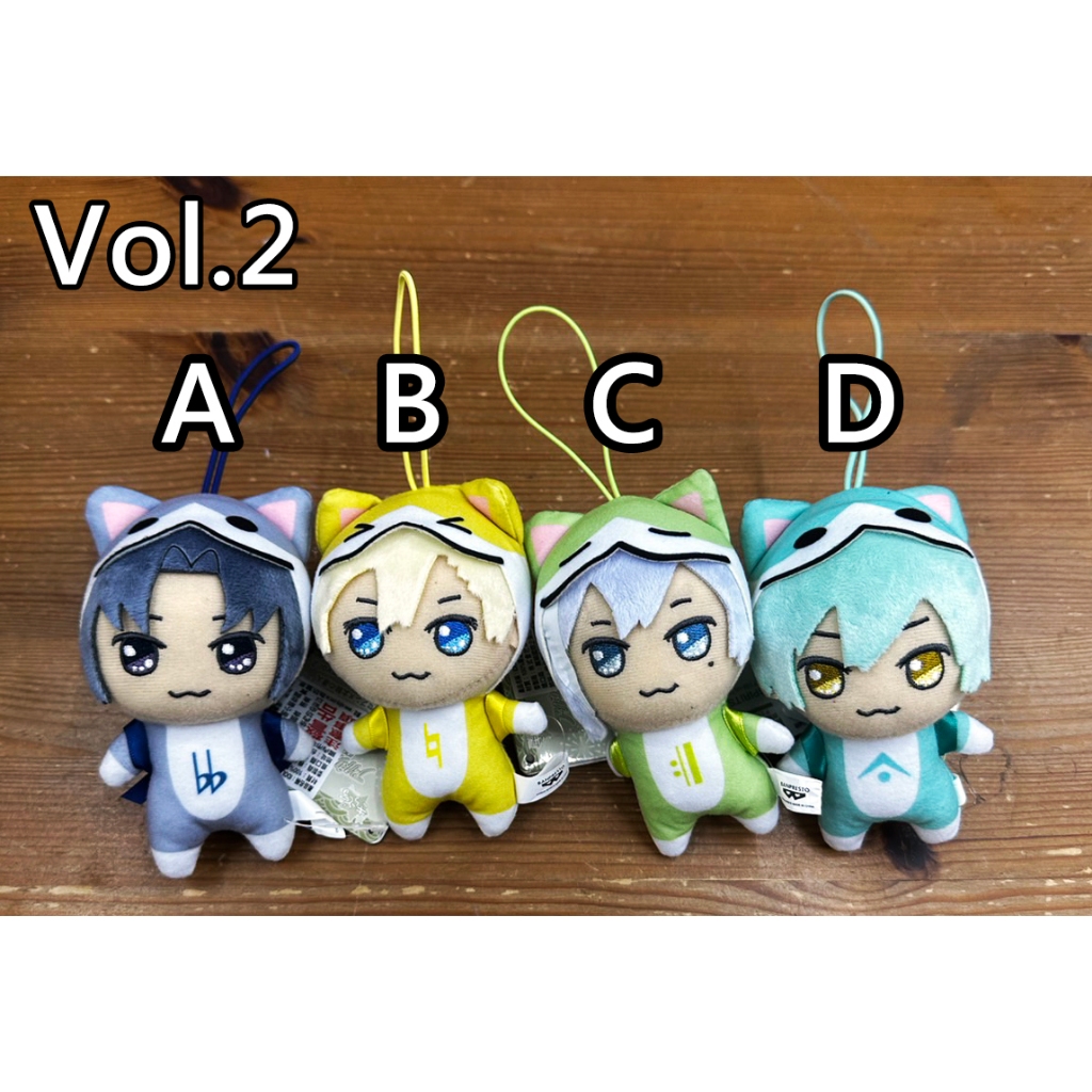 【三隻毛毛蟲】代理版 萬代 IDOLiSH7偶像星願×太鼓之達人 絨毛吊偶 2025ver. 第2彈