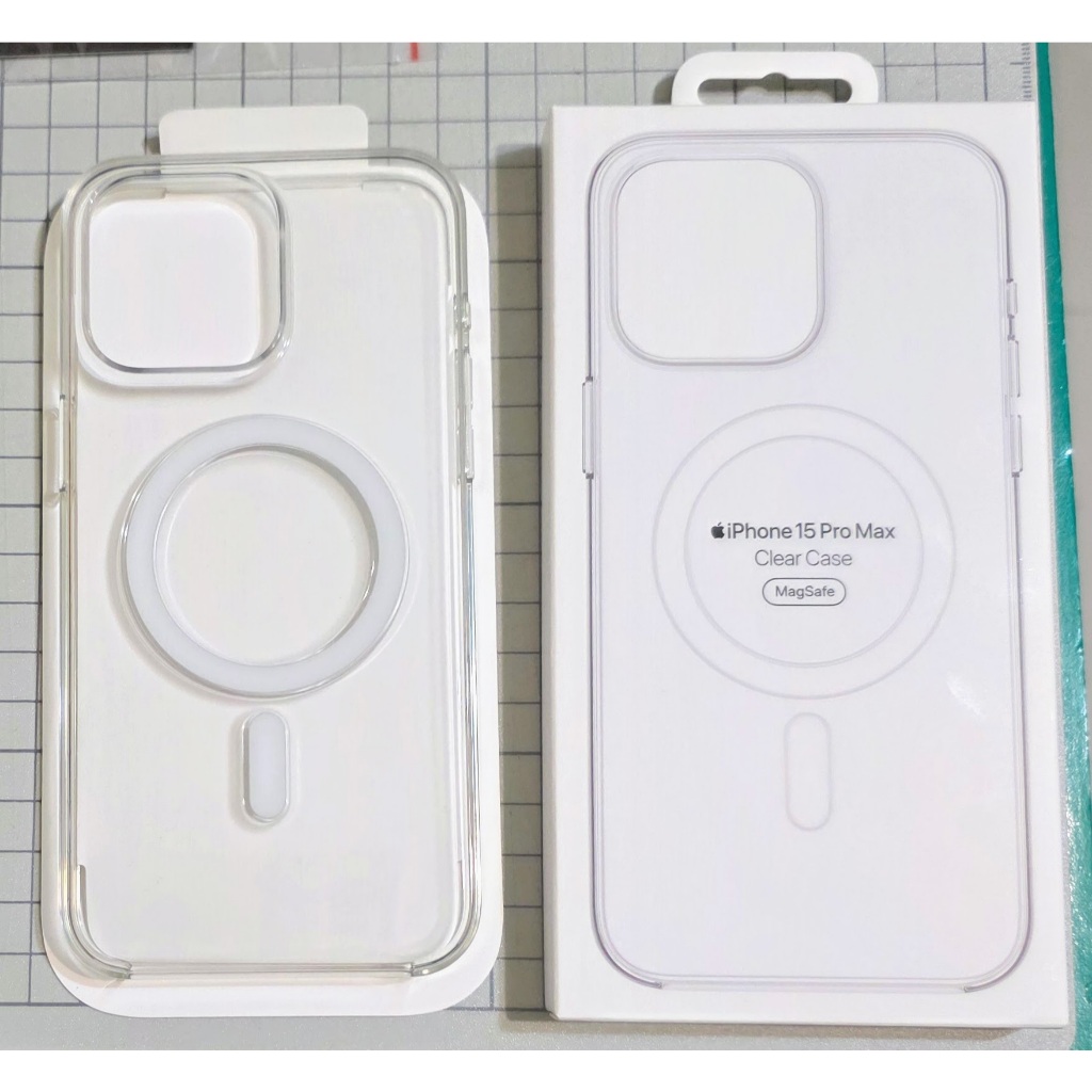 透明硬殼 iPhone 15 Pro Max 用 Apple原廠正貨 Magsafe 磁充保護殼