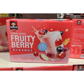 Quaker 桂格 莓好果漾沖泡榖奶昔 30公克 X 36包 Costco 莓果麥片 桂格莓果麥片 麥片 素食 奶素