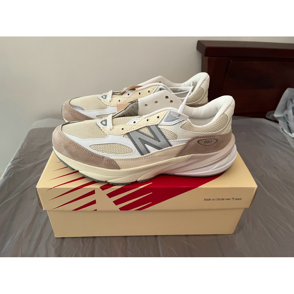 New Balance 990 V6 M990SS6 奶油黃 奶茶 白 9.5