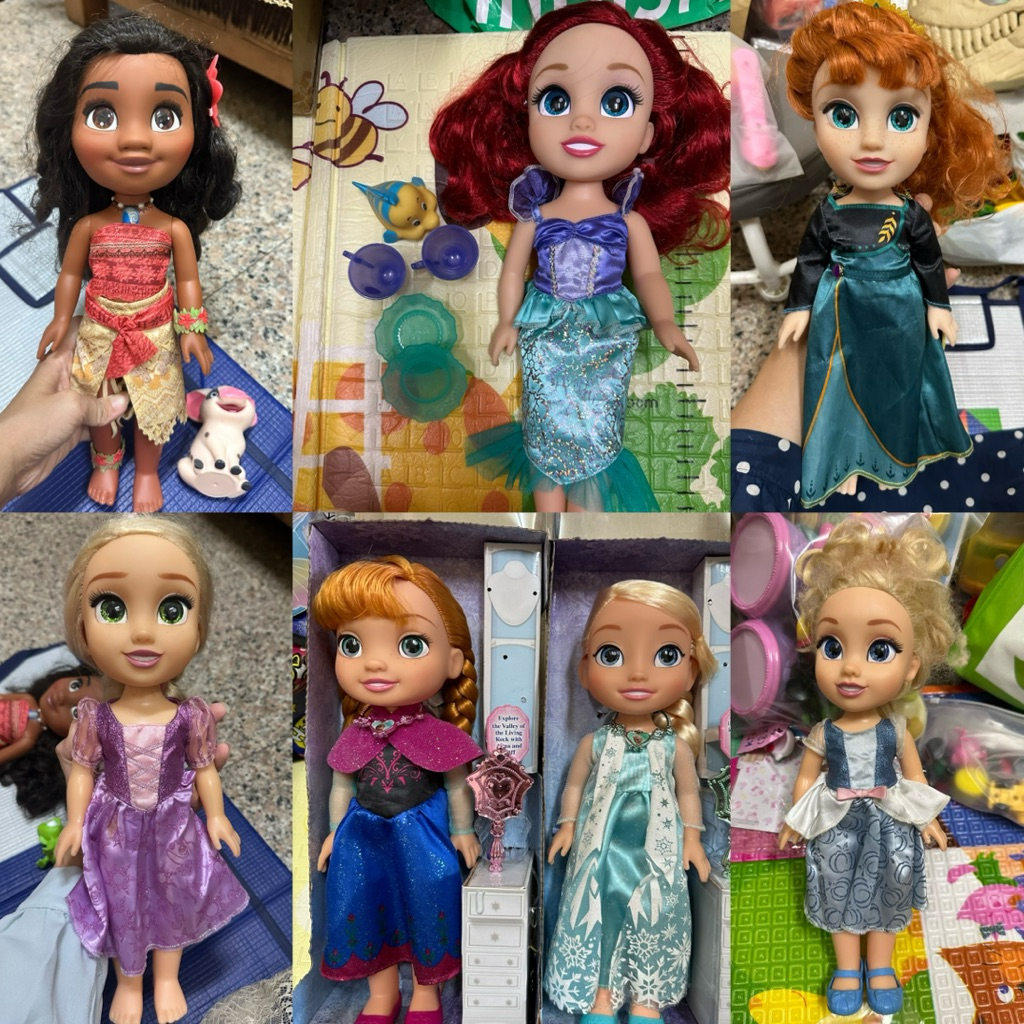 二手 多款可選✨ Disney 迪士尼 公主系列 好市多 娃娃 Q版公主 海洋奇緣 莫娜 長髮公主 樂佩