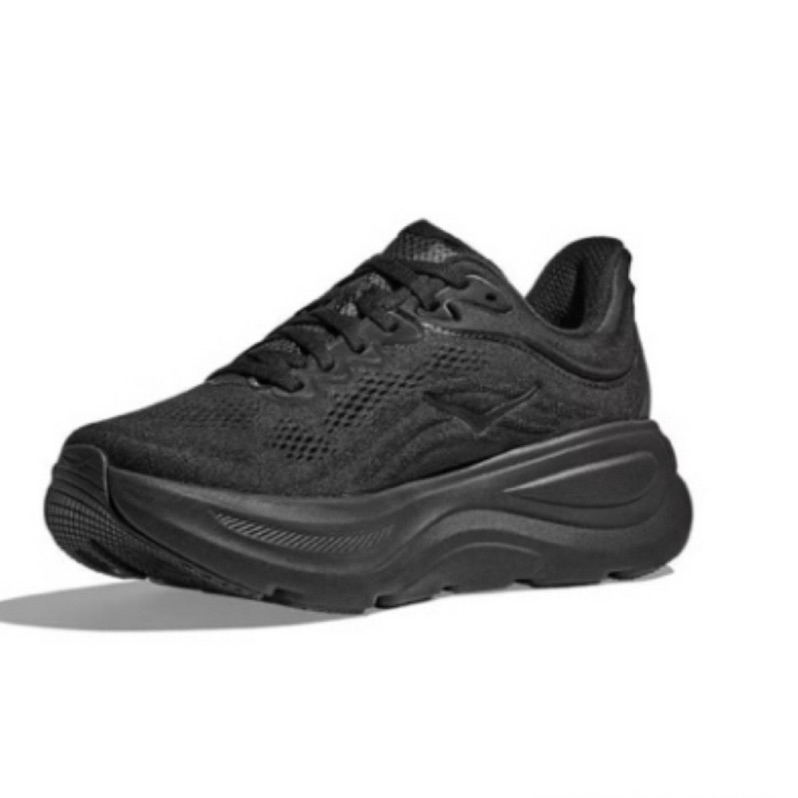 JR -  HOKA ONE ONE 男女 Bondi 9 跑鞋全黑 一般楦