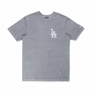 NEW ERA 短袖上衣 LEAGUE WASHED COTTON 洛杉磯道奇 海豚灰 NE14500137