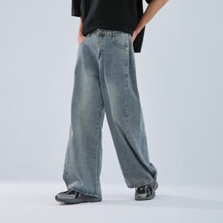 QUEENSHOP F 女裝 中性打褶金屬釦牛仔褲 S/M/L 現+預 【04011841】