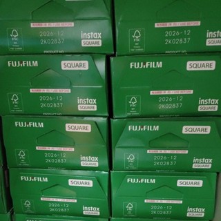 富士 Fujifilm instax square方形底片 白邊底片一捲10張