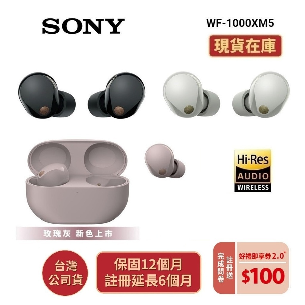 SONY索尼 WF-1000XM5【雙11限量優惠券+原廠活動】真無線降噪入耳式耳機 公司貨 生日禮物 交換禮物