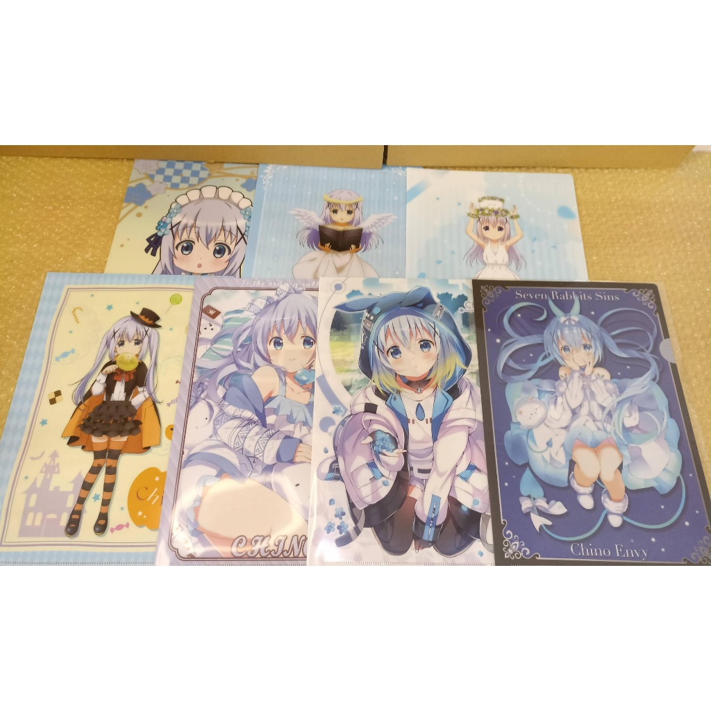 日版 智乃 資料夾set 請問您今天要來點兔子嗎 點兔 香風智乃 セット まとめ