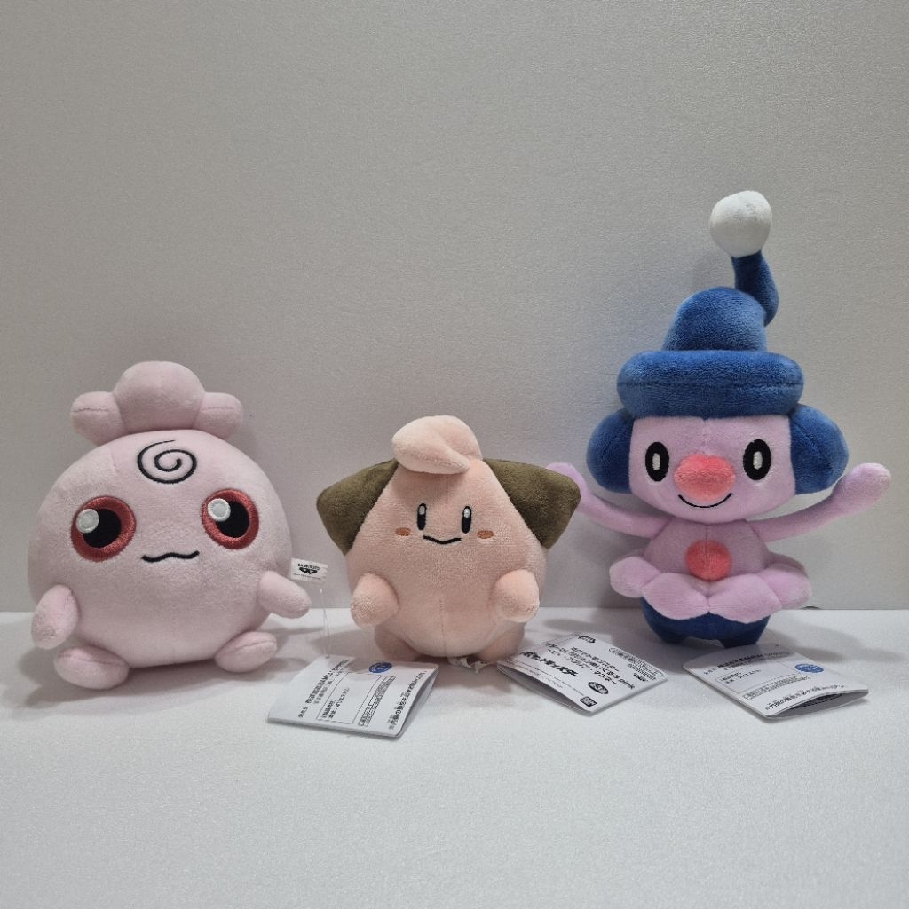 全新 日本景品 寶可夢 精靈寶可夢 皮寶寶／寶寶丁／魔尼尼 絨毛娃娃