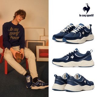 【LE COQ SPORTIF 法國公雞】CHAMBORD 運動鞋 男女鞋-藍色-LWW73210