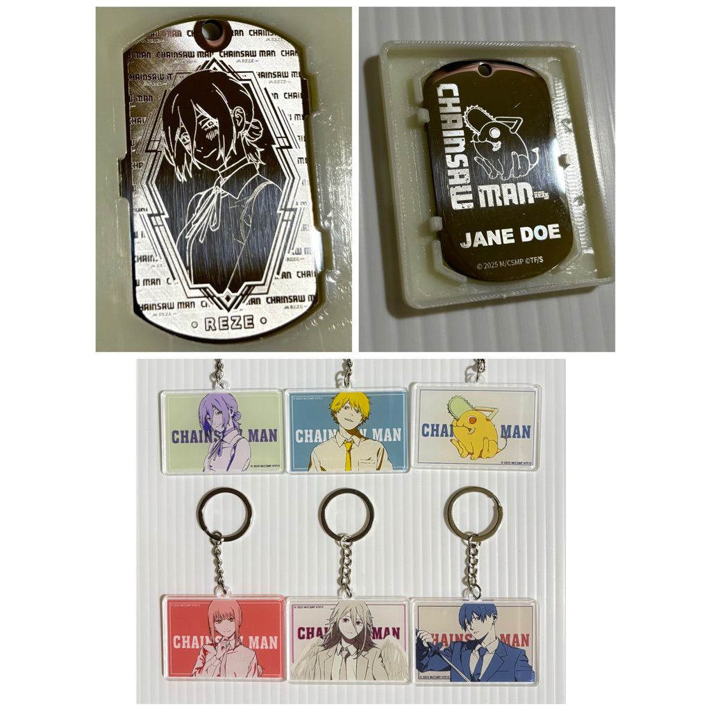 鏈鋸人 劇場版 快閃店 限定 限量 壓克力 鑰匙圈 透卡 蕾潔篇 電影 電次 波奇塔 蕾潔 瑪奇瑪 早川秋 天使惡魔軍牌