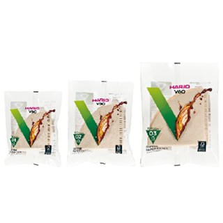 HARIO V60無漂白01濾紙 V60無漂白02濾紙 V60無漂白03濾紙｜多規格手沖咖啡濾紙