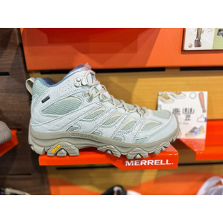 大灌體育👟 MERRELL MOAB 3 MID GTX 男高筒登山健行鞋 J066061 防水透氣 黃金大底 耐磨佳