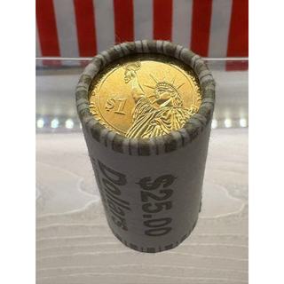 美國金色 1 卷 古董收藏 （非現行流通）1卷有25個 --（混合 blind roll）