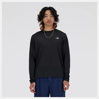 New Balance 男款 長袖上衣 美規 黑 MT41256BK