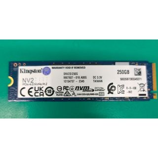 Kingston 金士頓 NV2 250GB M.2 Gen4X4 SSD 固態硬碟