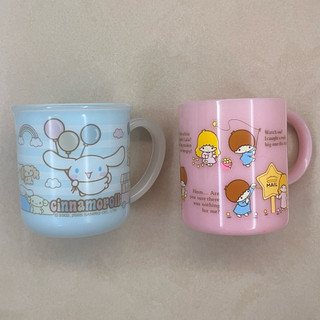 ［全新］Sanrio 三麗鷗 大耳狗 cinnamoroll 喜拿 雙子星 kikilala 漱口杯 水杯 復古絕版