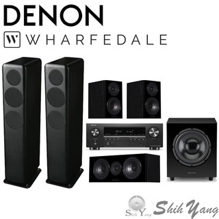 DENON AVR-S570BT+Wharfedale Diamond D330+12.0+12.C+WH-D10劇院組